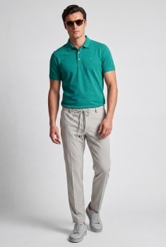 Pantaloni slim gri uni