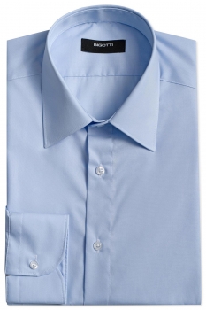 Camasa slim bleu uni
