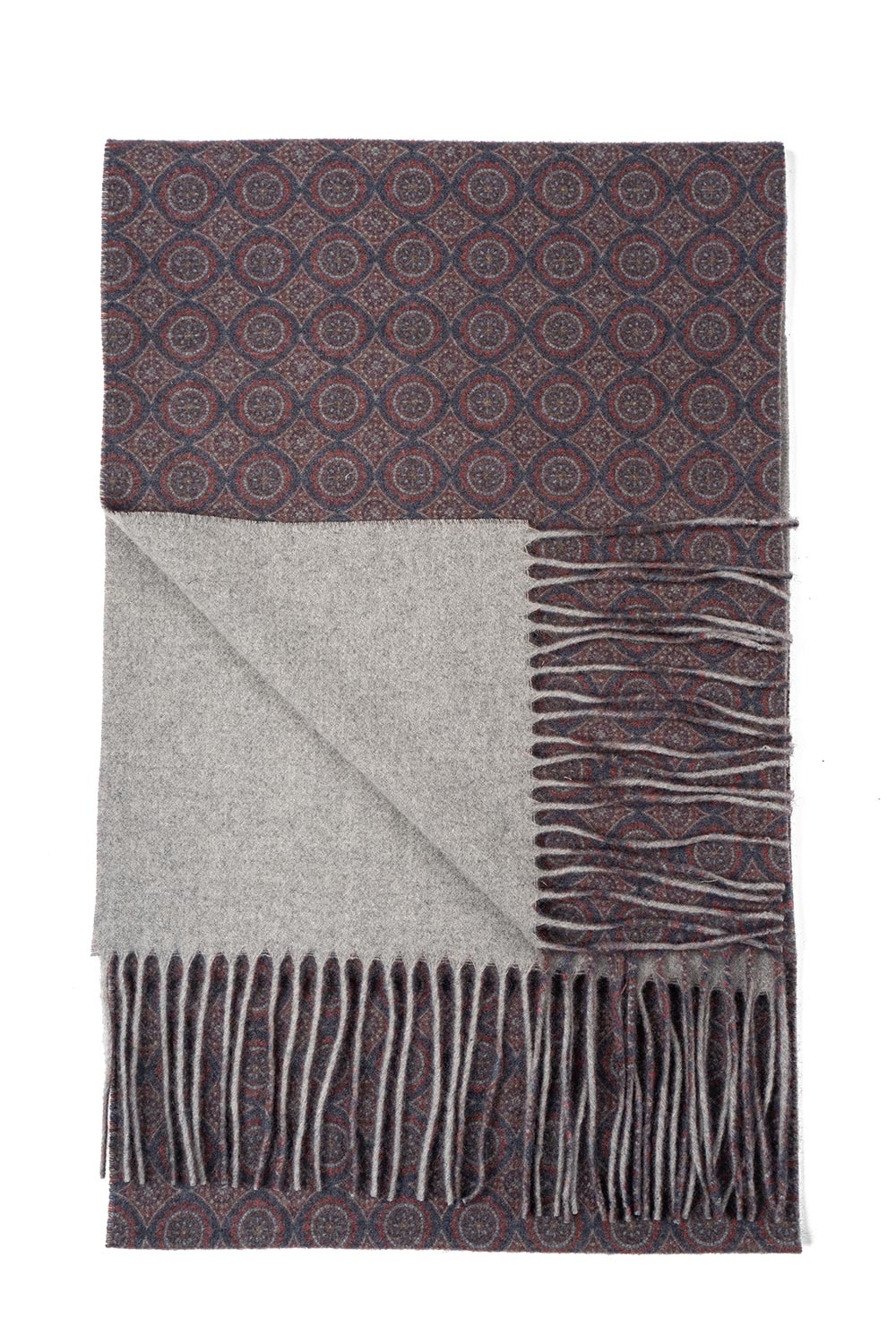 Esarfa grena print geometric 1