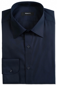 Superslim navy plain shirt