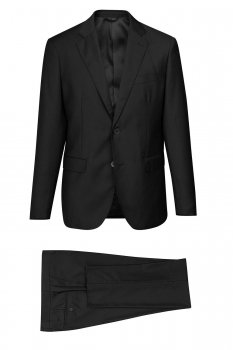 Costum slim negru uni