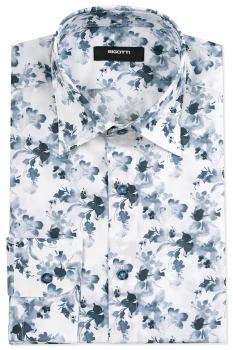 Camasa shaped alba print floral