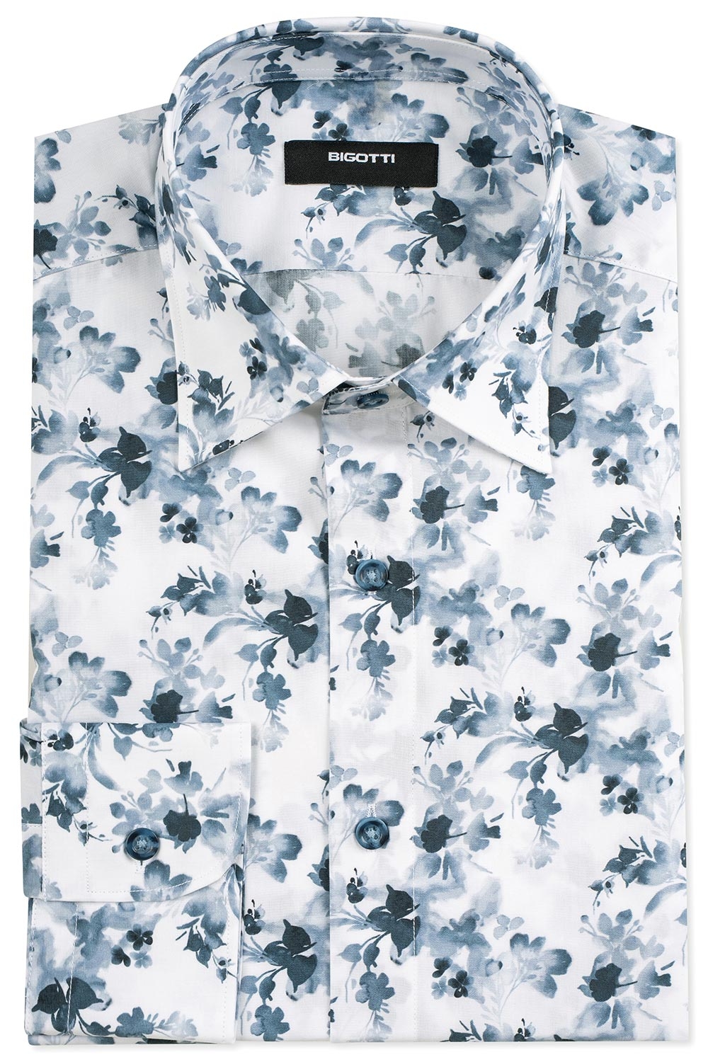 Camasa shaped alba print floral 0