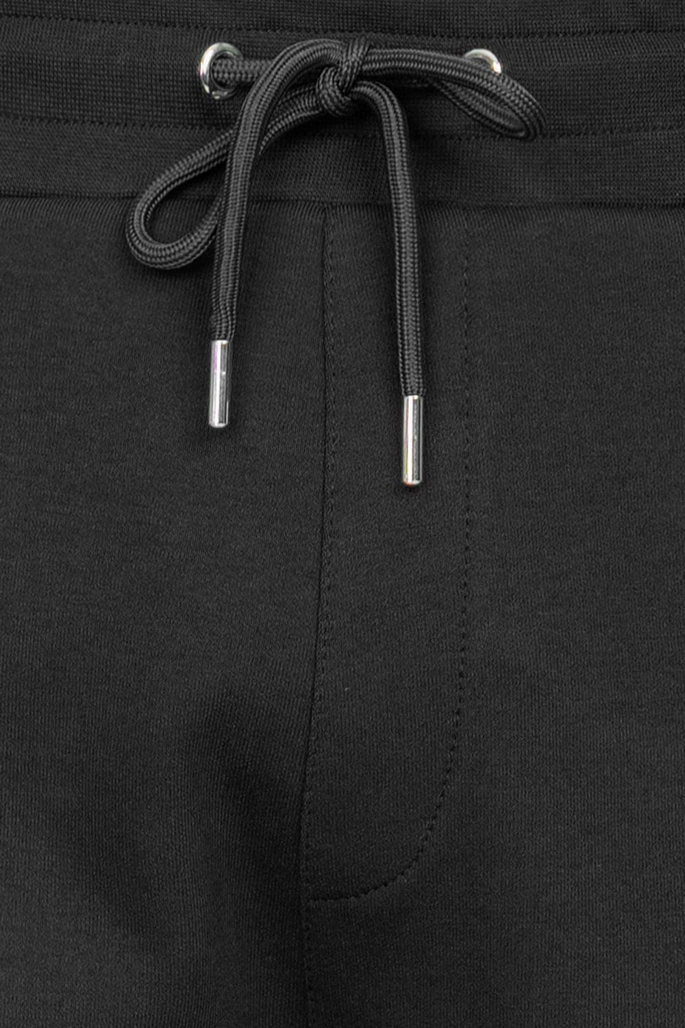 Pantaloni trening slim negri uni 1