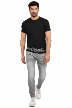 Blugi slim gri limited collection