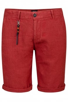 Pantaloni scurti slim din in corai uni