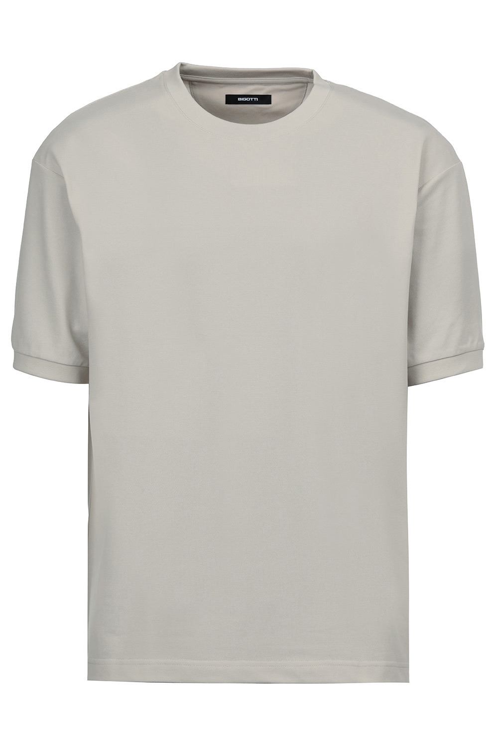 Tricou regular bej uni 1