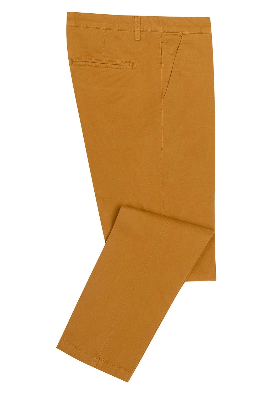 Pantaloni slim galbeni uni 0