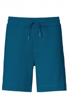 Pantaloni scurti slim bleumarin uni
