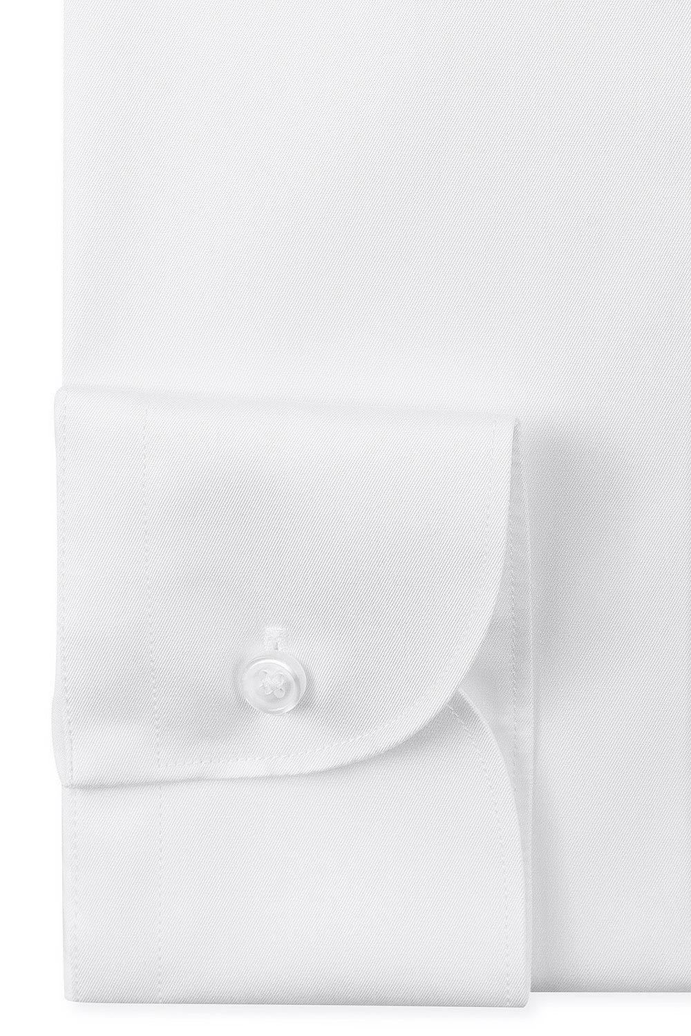 Slim body white plain shirt 2