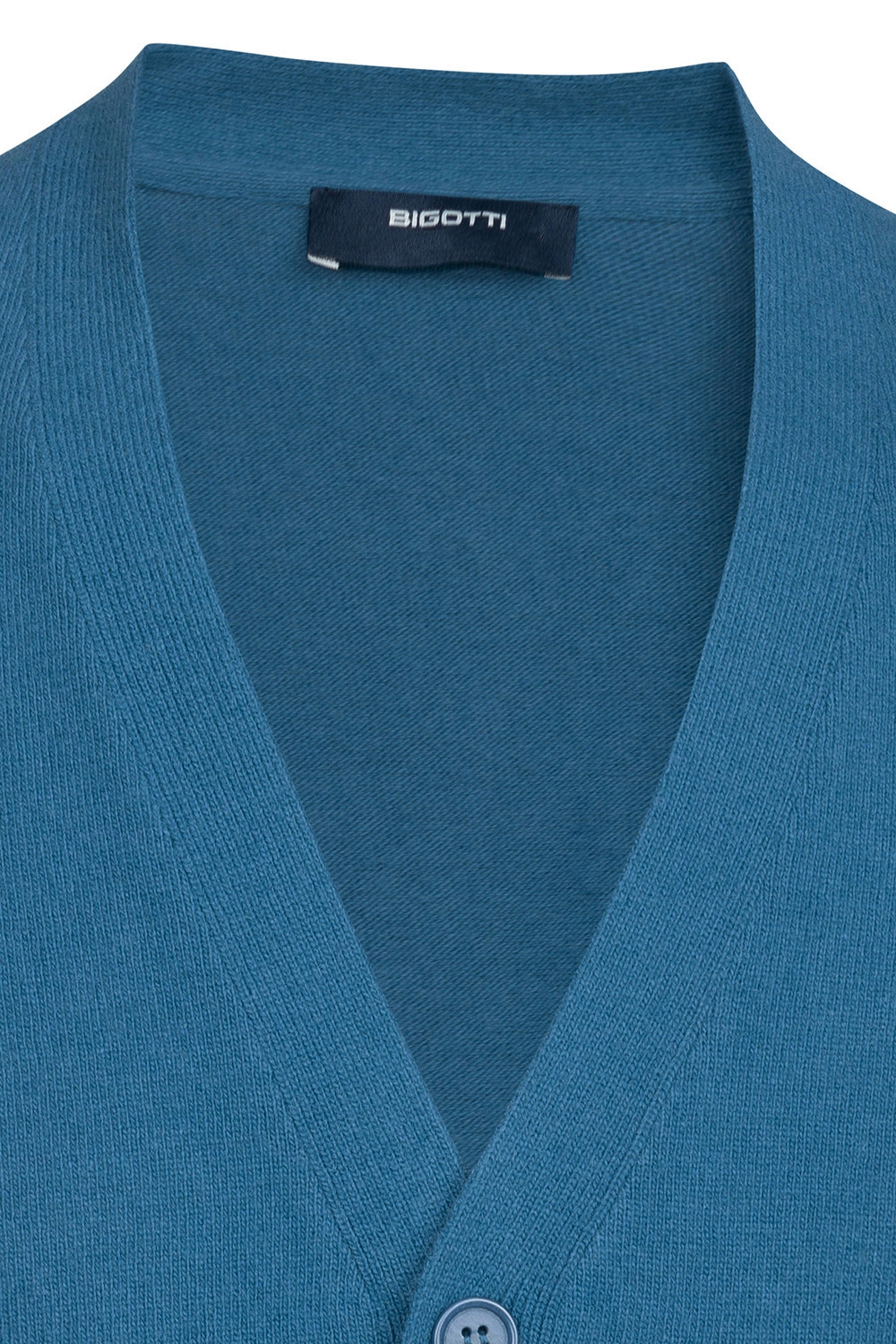 Cardigan regular albastru 3