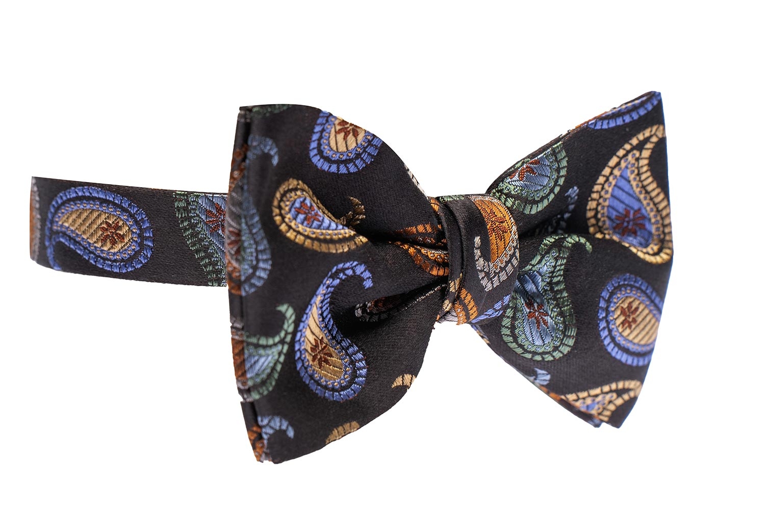 Papion negru print geometric 1
