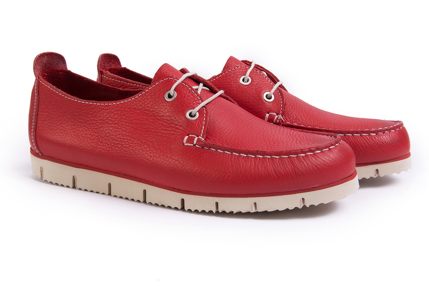 Pantofi rosii piele naturala 0