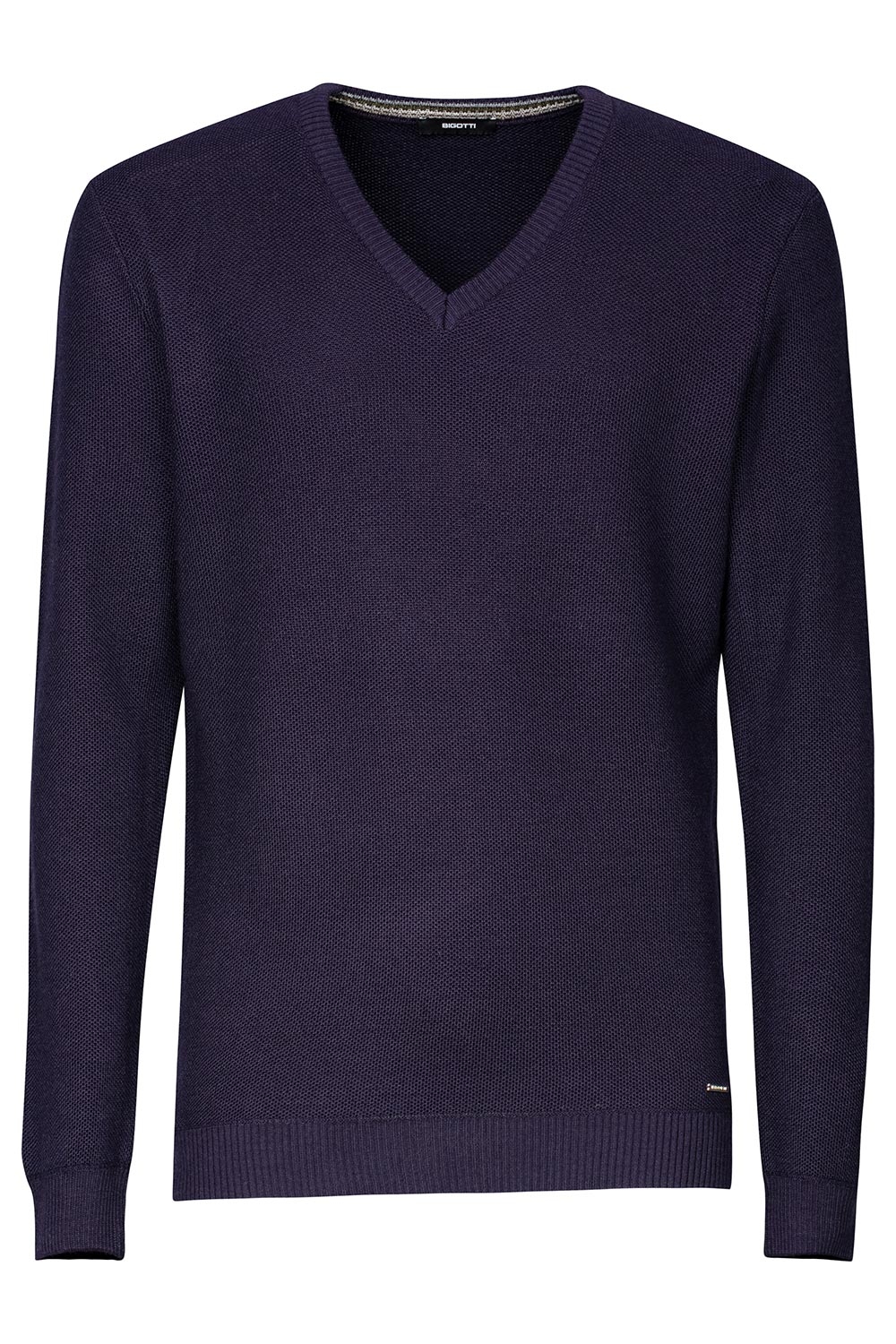 Slim body purple sweater 0