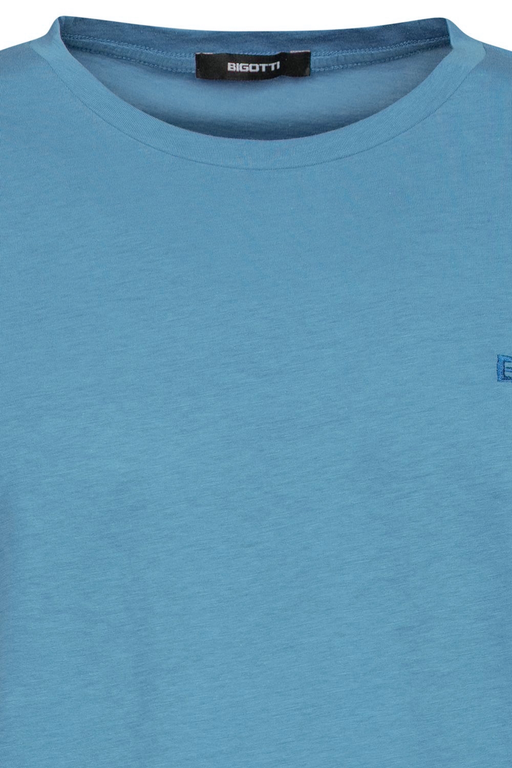 Blue plain t-shirt 2