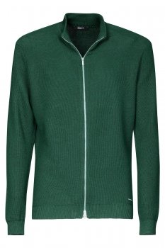 Slim body green sweater