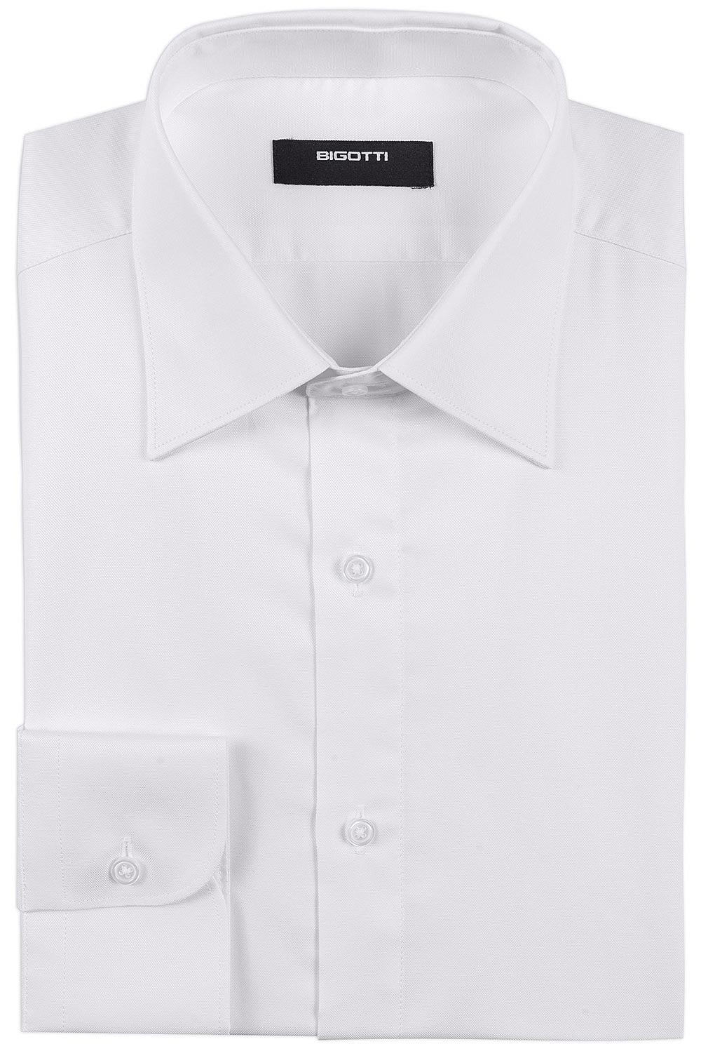 Shaped white plain shirt 0