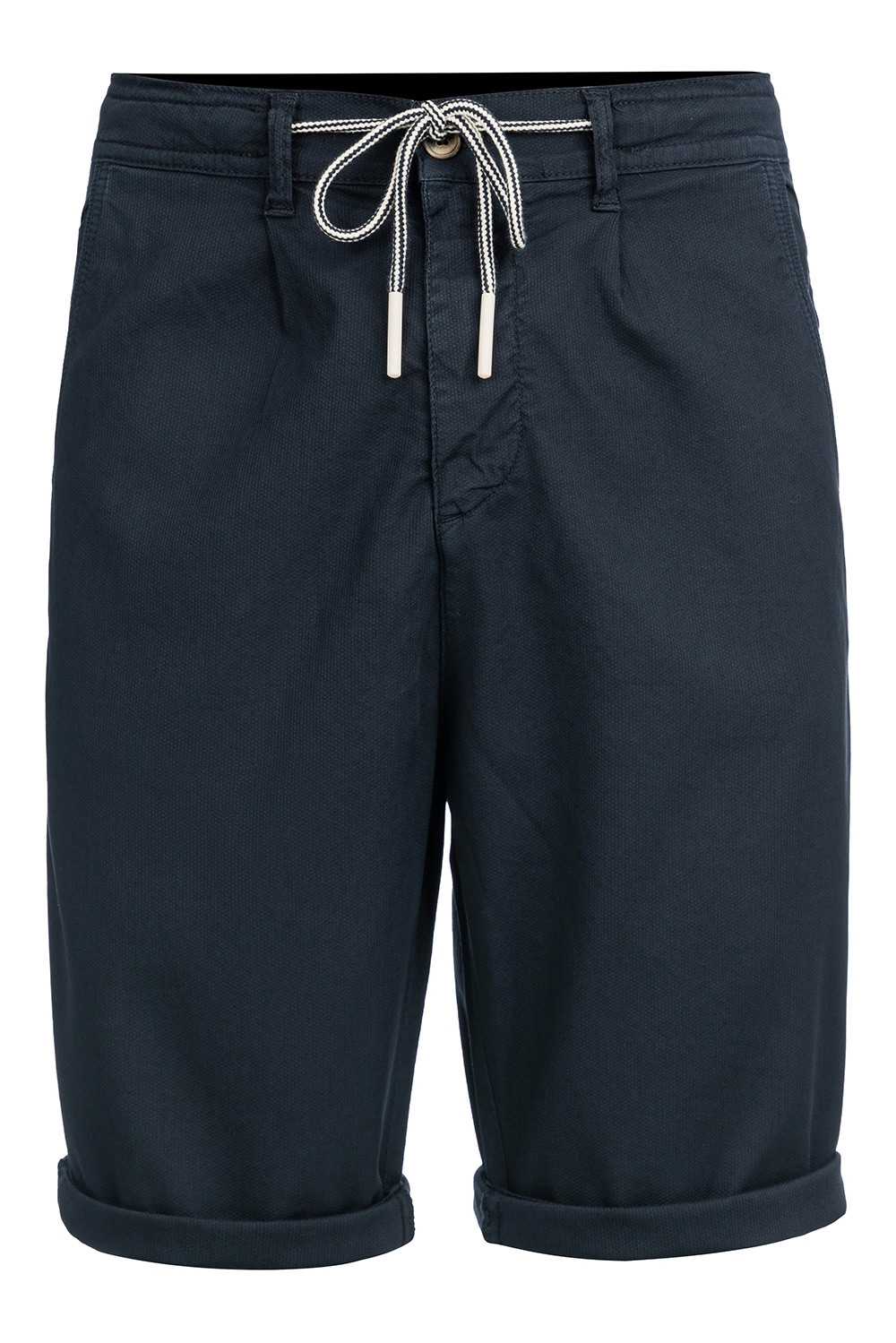 Pantaloni scurti baggy albastri uni 0