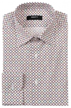 Camasa shaped alba print geometric