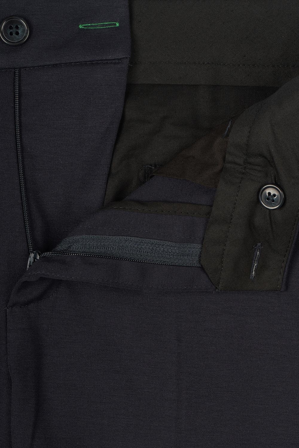Pantaloni slim bleumarin uni 1