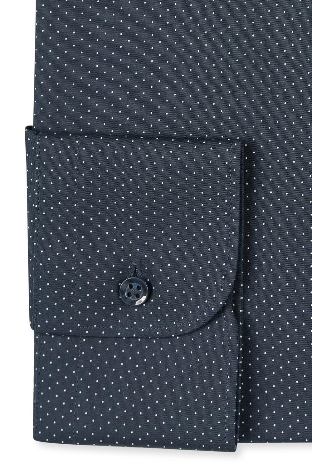 Camasa superslim bleumarin print geometric 2