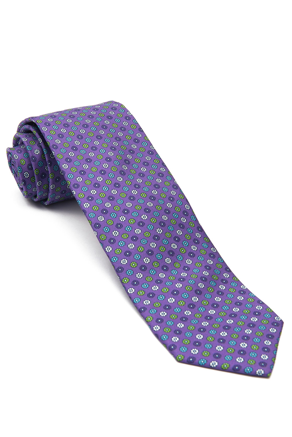 Purple Floral Tie 0