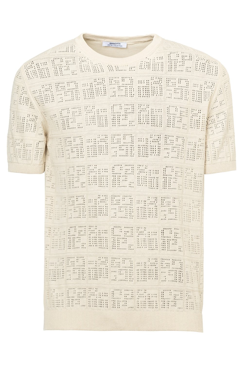 Tricou slim bej uni 0