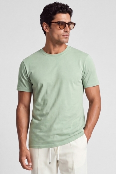 Green plain t-shirt