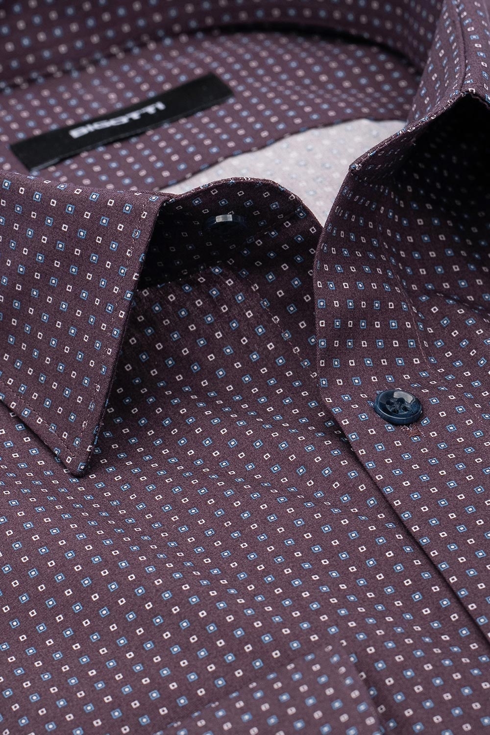 Camasa shaped mov print geometric 1