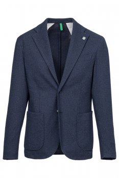 Sacou bleumarin uni