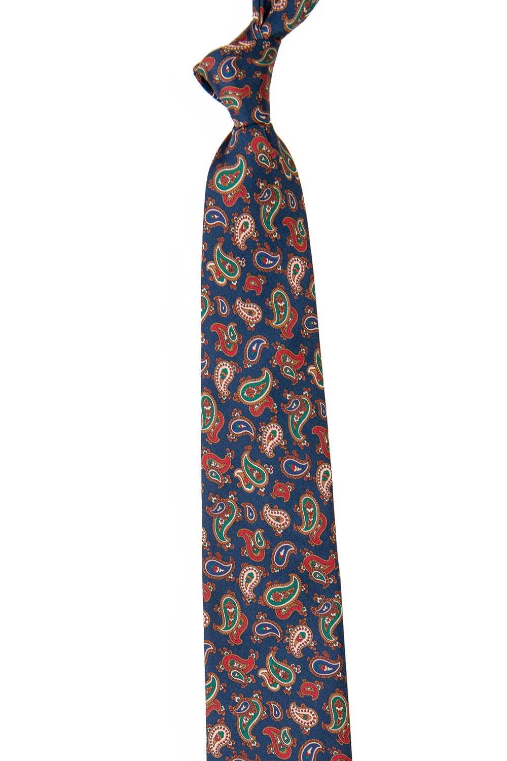 Cravata albastra print floral 1
