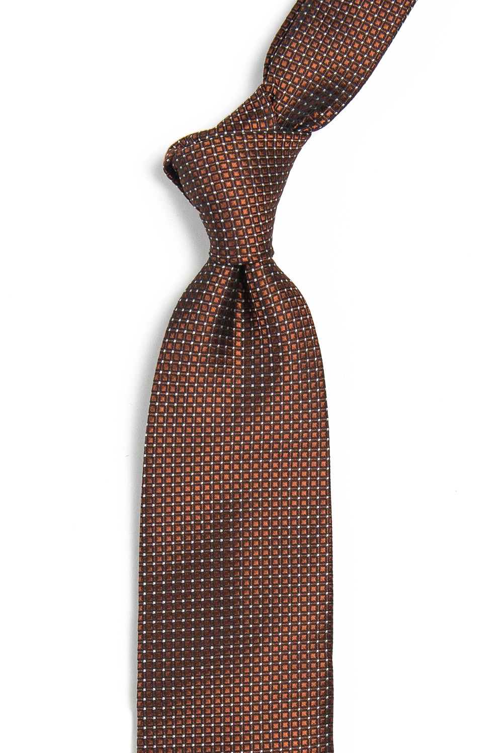 Cravata oranj pint geometric 1