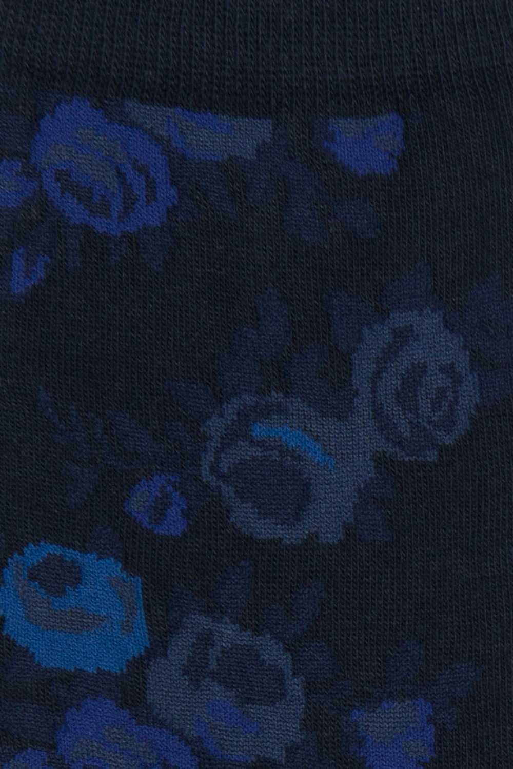 Sosete bleumarin print floral 1
