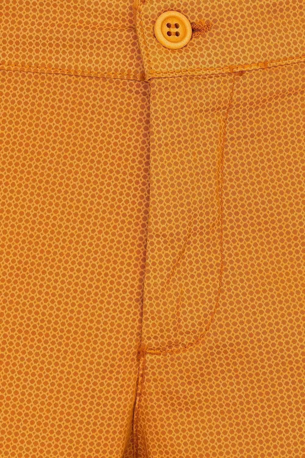 Pantaloni scurti slim oranj print geometric 2