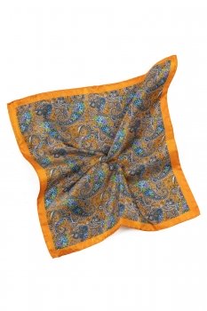 Orange pocket square