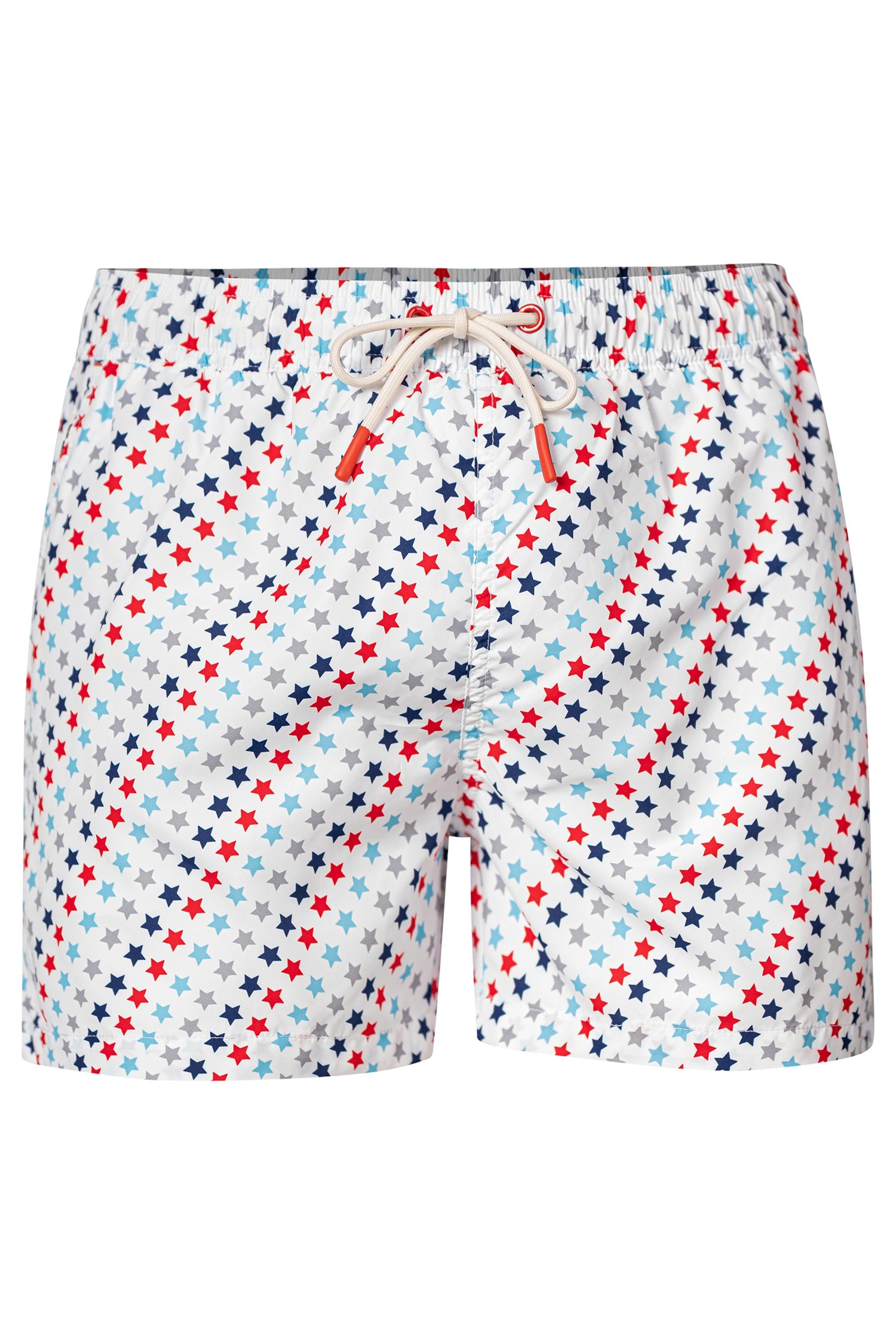 Short slim multicolor print  0