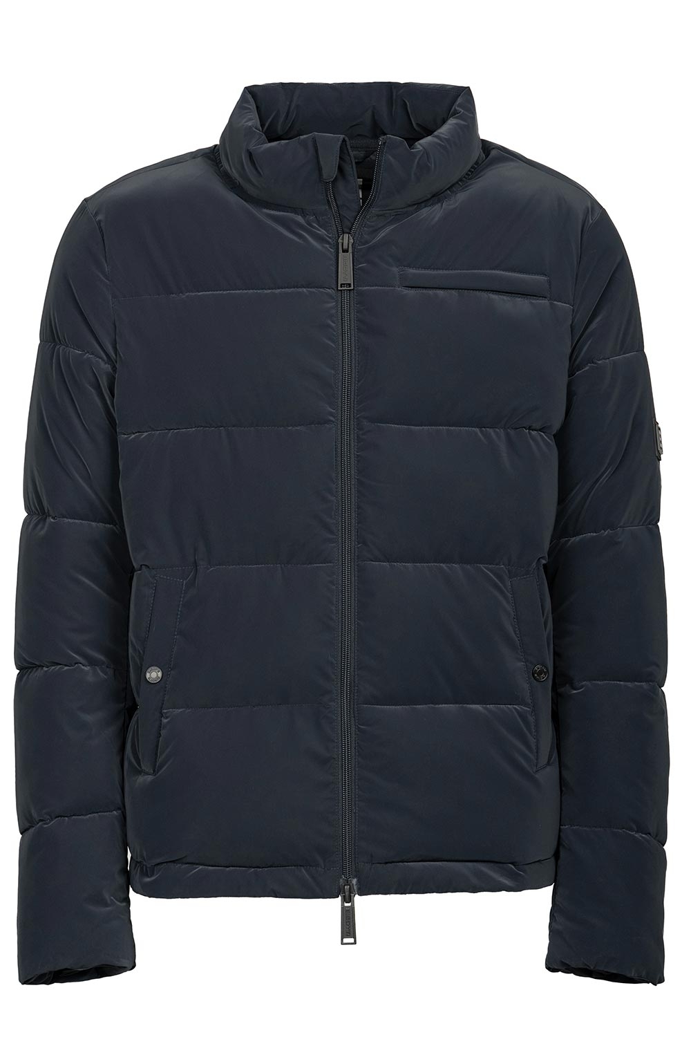 Geaca slim bleumarin uni 0