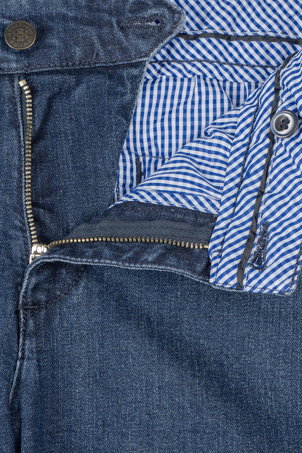 Blugi slim albastri 1