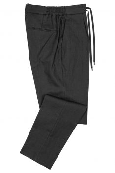 Pantaloni slim negri uni
