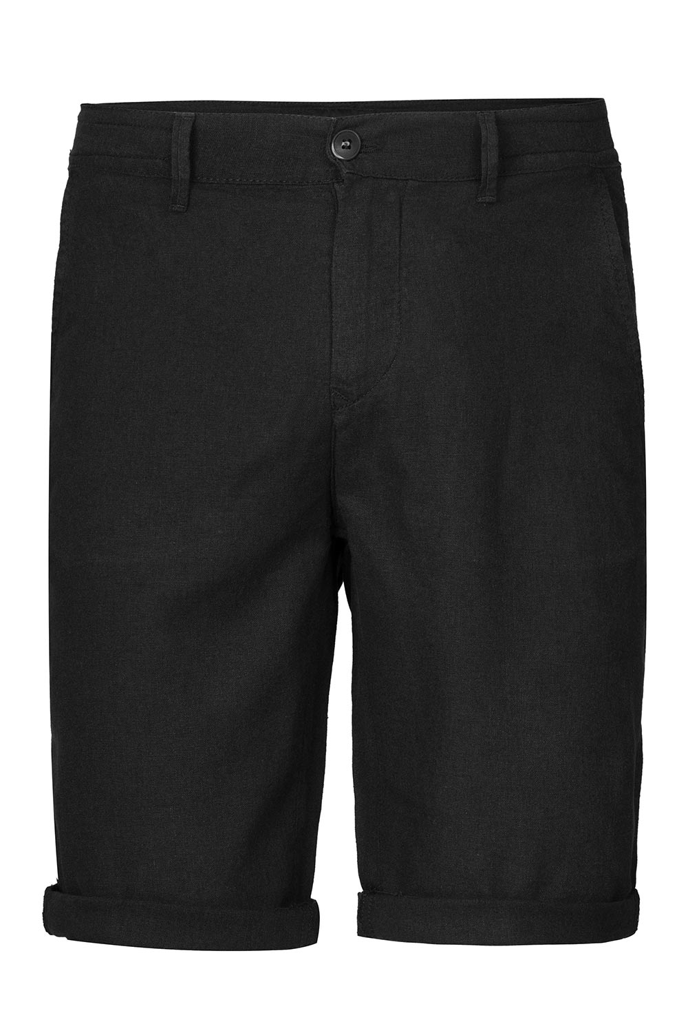 Slim body black plain trousers 0