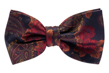 Bow tie black geometric