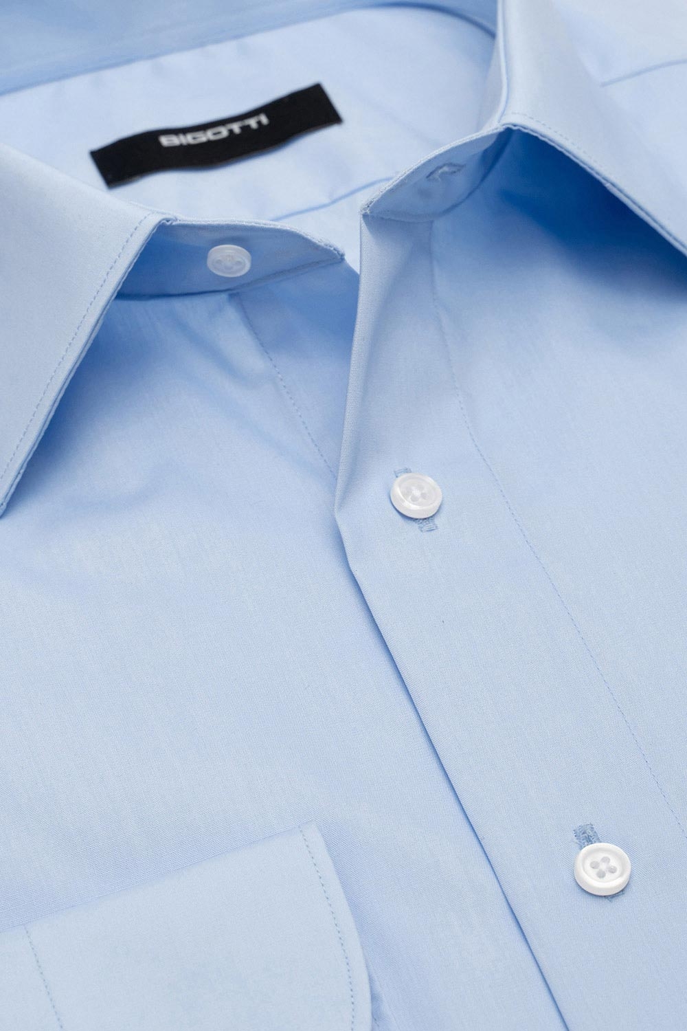 Camasa shaped bleu uni 1