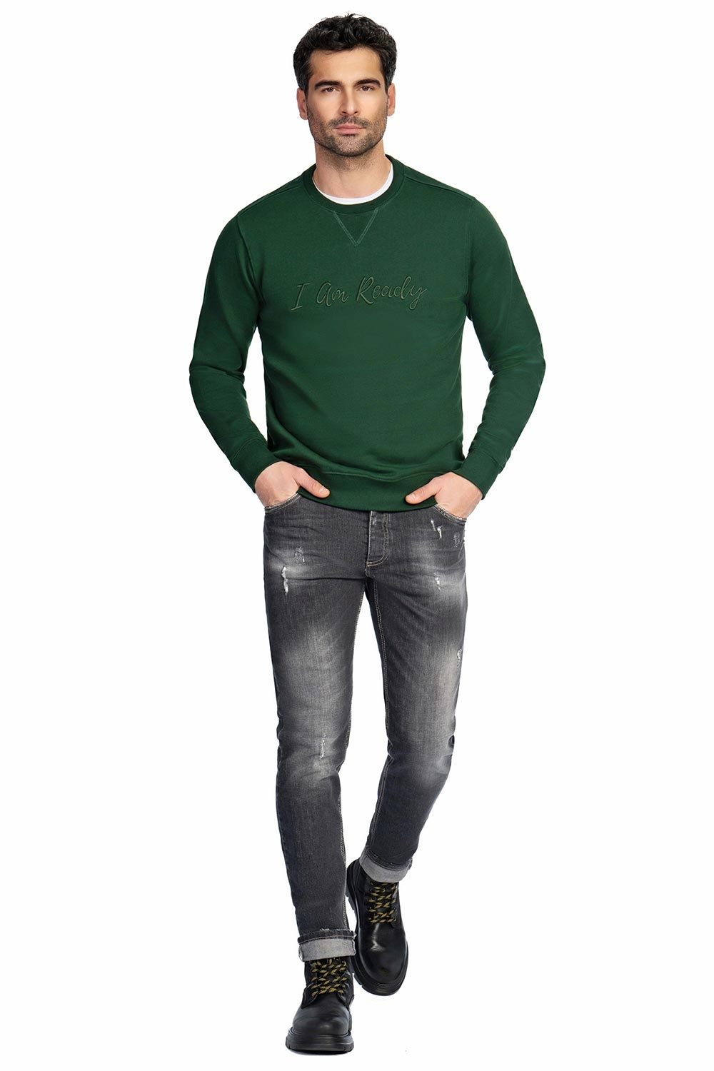 Hanorac slim verde - limited collection 3