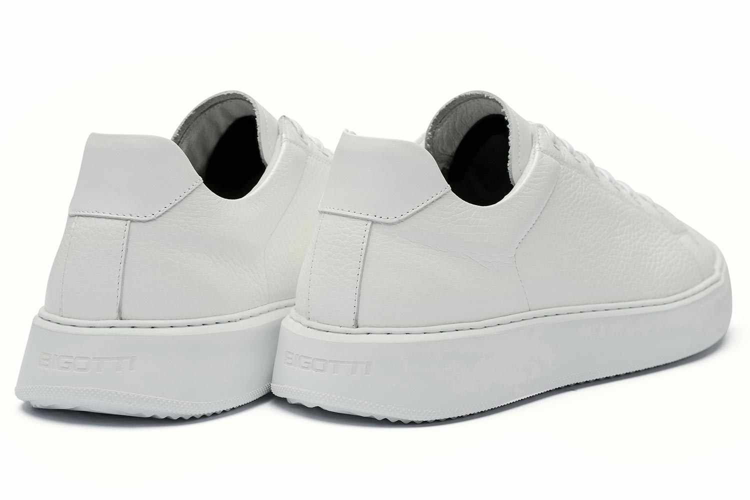 Sneakers albi piele naturala 2