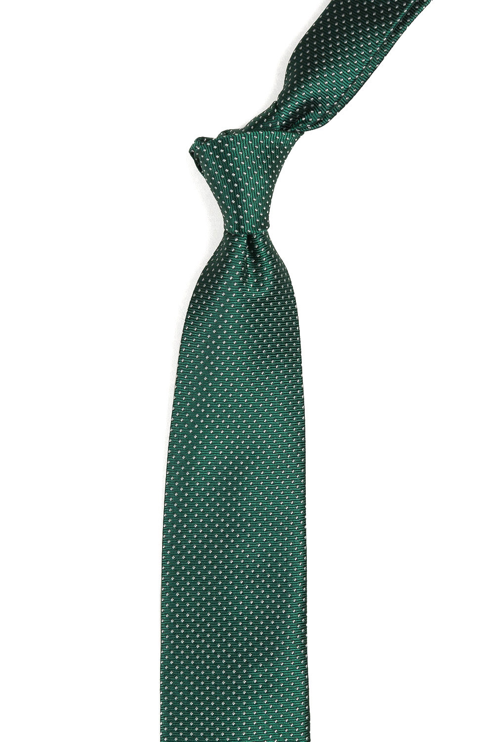 Cravata verde print geometric 1