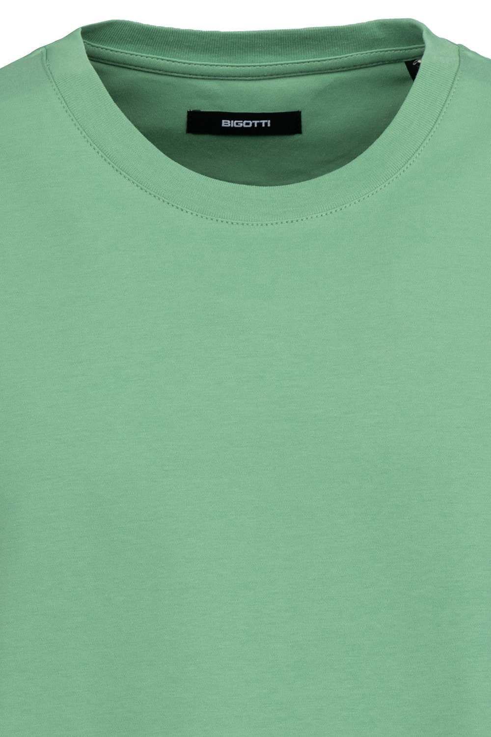 Tricou oversize verde guler rotund 2
