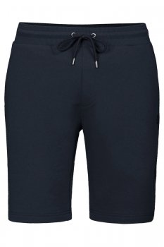 Pantaloni scurti slim bleumarin uni