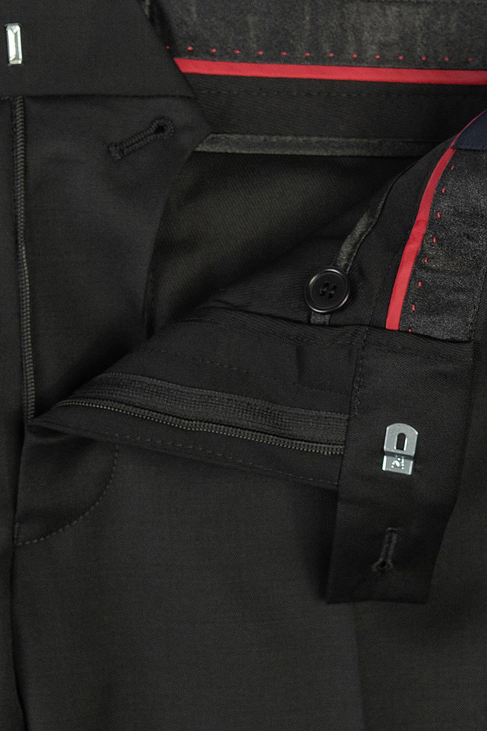 Pantaloni slim negri uni 1