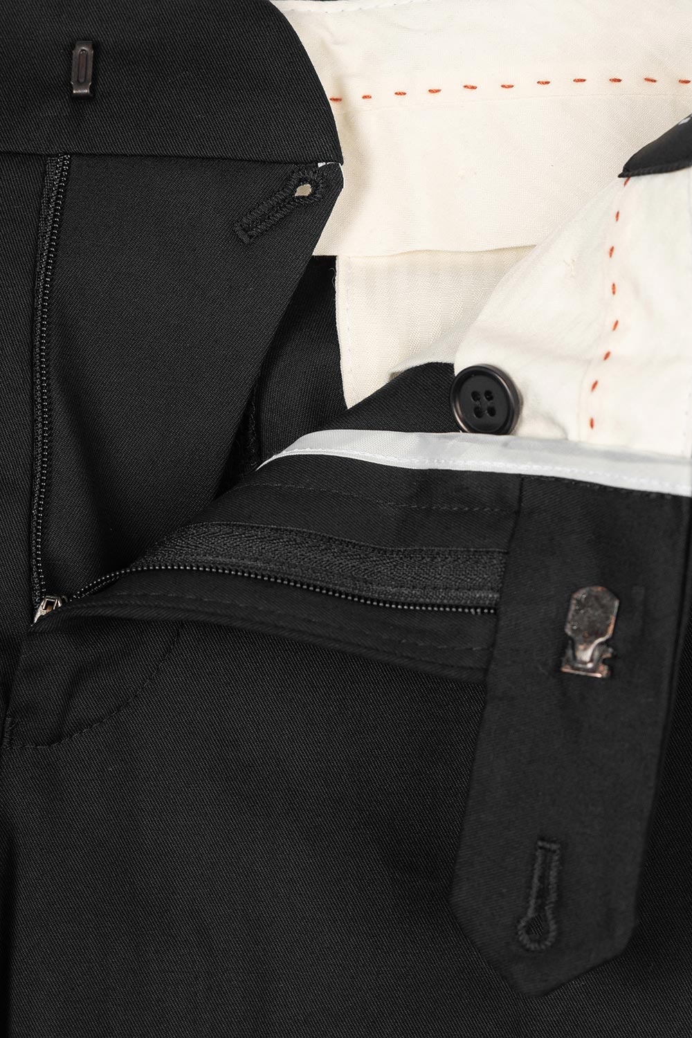 Pantaloni slim negri uni 1