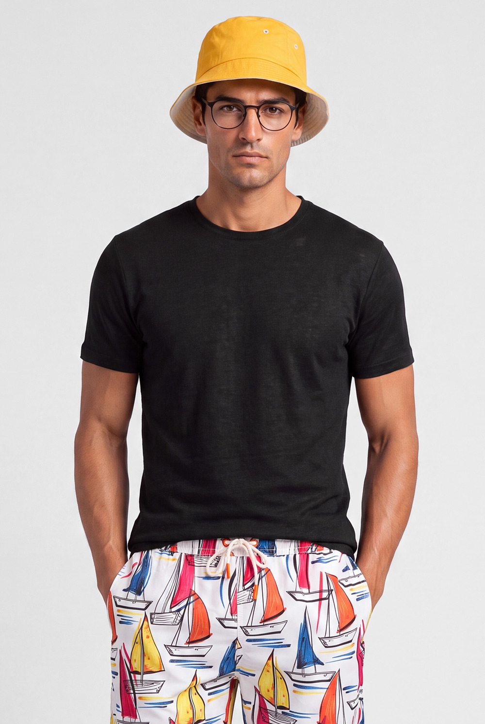 Black plain t-shirt 0